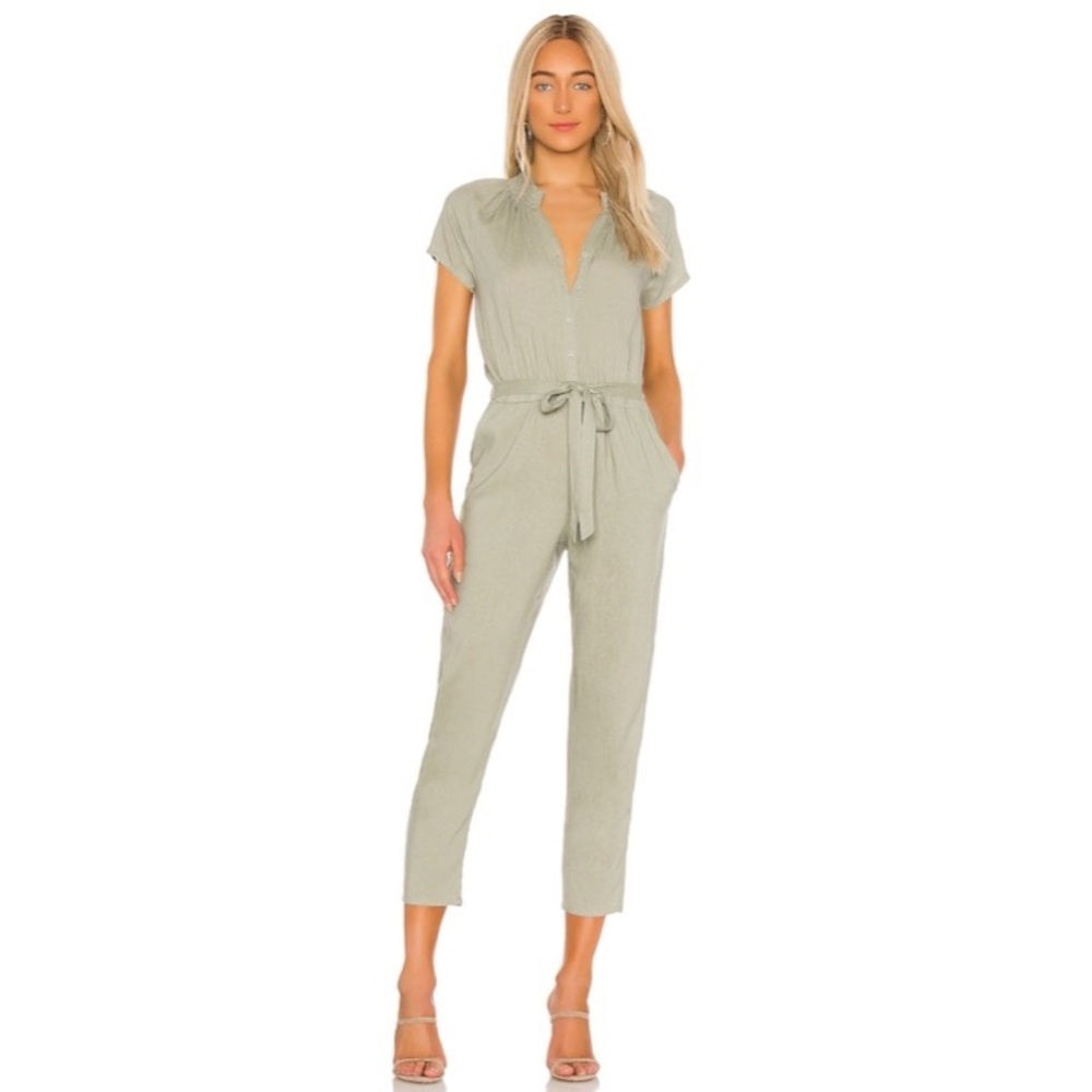 BB Dakota I’m All In Jumpsuit Sage Size S